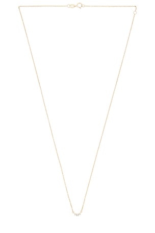 Dainty Diamond Trio Necklace STONE AND STRAND